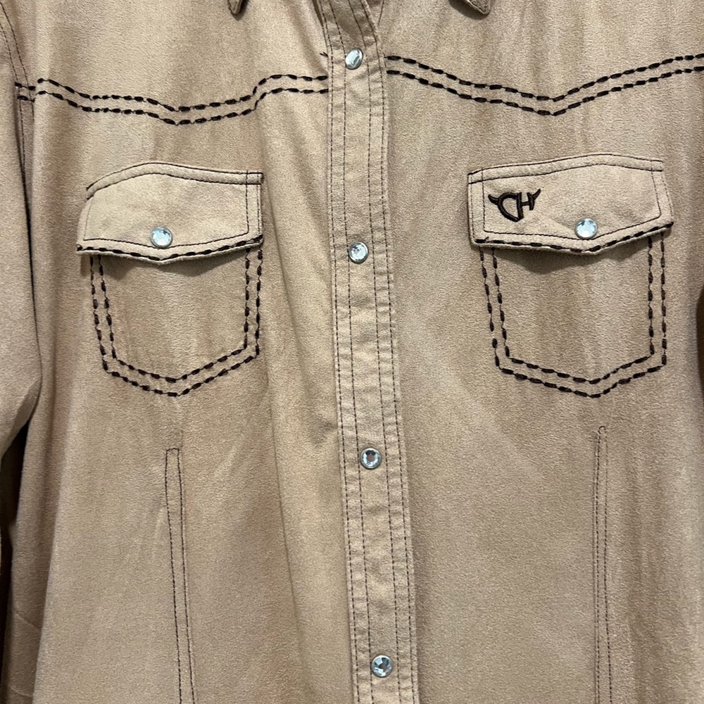 Women’s Cowgirl Country Style Blouse - Picture 4 of 6